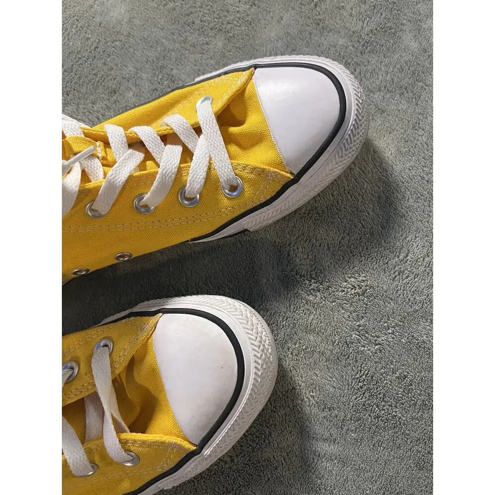 RARE Converse Chuck Taylor All Star Smiley High Top Yellow M6 W8 167070F